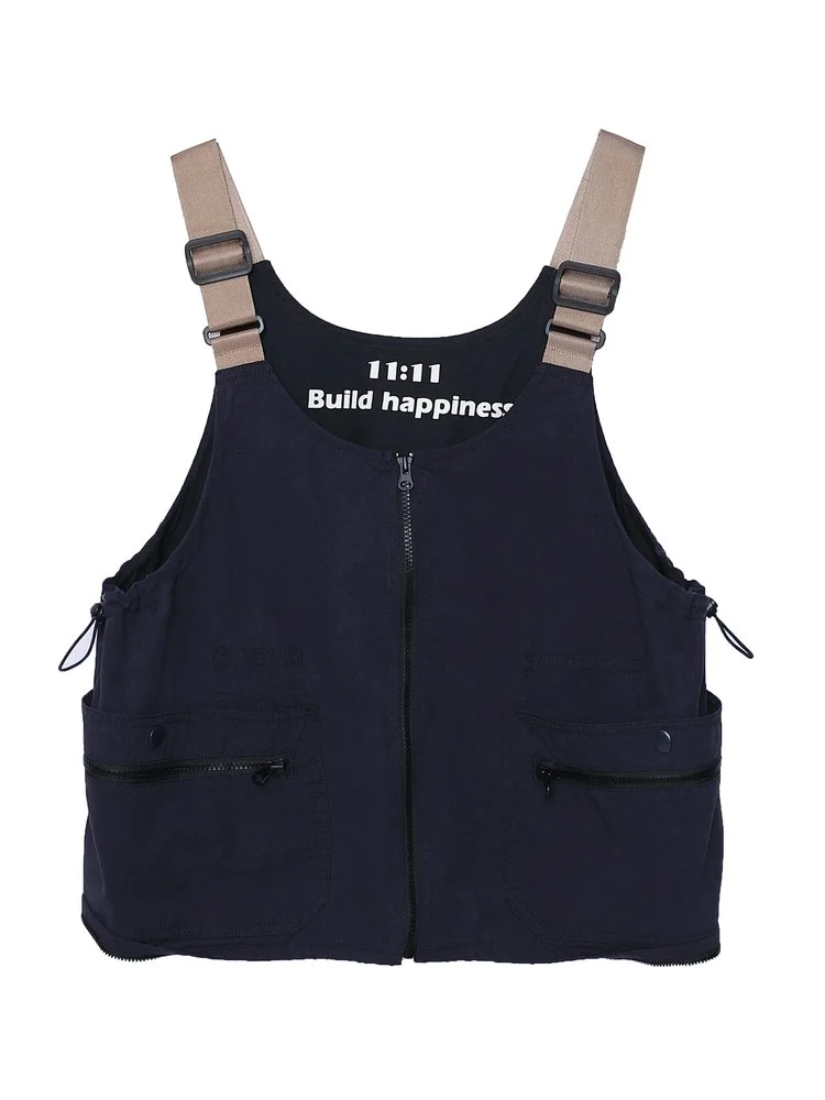 Multi-functional Pocket Designer Short Vest — AGoodFun